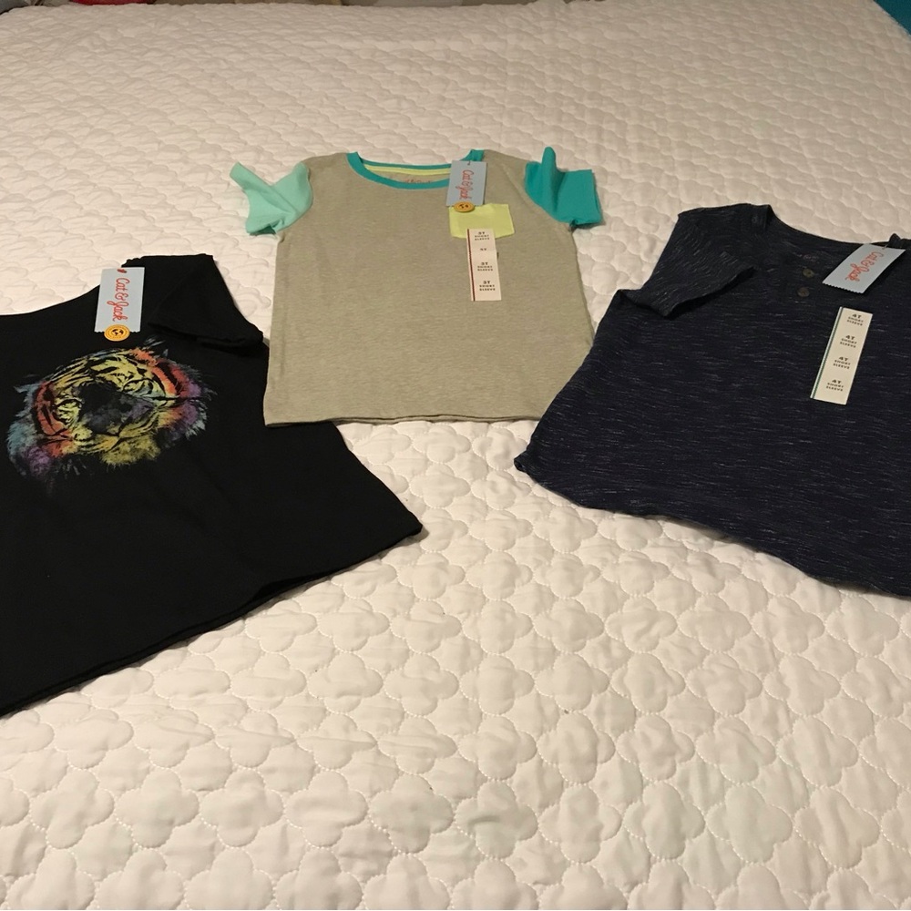 NWT Cat & Jacks boys t-shirts assorted styles